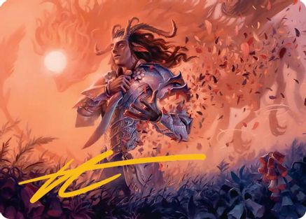 Rhys, the Evermore Art Card (Gold-Stamped Signature)  (ASECL-004) - [Art Series: Lorwyn Eclipsed] - Trinity Hobby