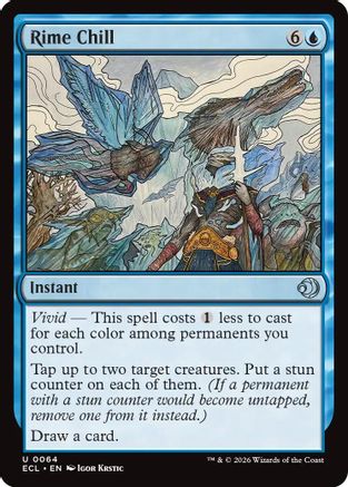 Rime Chill  [Foil]  (ECL-064) - [Lorwyn Eclipsed] - Trinity Hobby