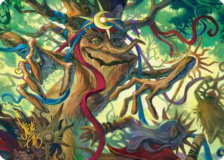 Sun-Dappled Celebrant Art Card (Gold-Stamped Signature)  (ASECL-005) - [Art Series: Lorwyn Eclipsed] - Trinity Hobby