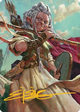 Brigid, Clachan's Heart Art Card (Gold-Stamped Signature)  (ASECL-029) - [Art Series: Lorwyn Eclipsed] - Trinity Hobby