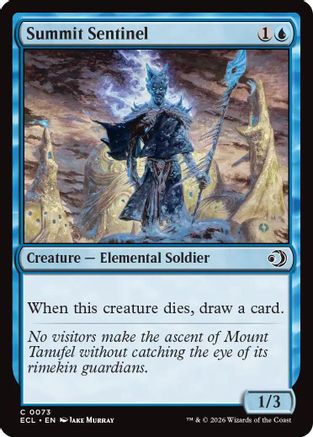 Summit Sentinel  [Foil]  (ECL-073) - [Lorwyn Eclipsed] - Trinity Hobby