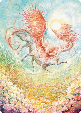 Eirdu, Carrier of Dawn Art Card (Gold-Stamped Signature)  (ASECL-030) - [Art Series: Lorwyn Eclipsed] - Trinity Hobby