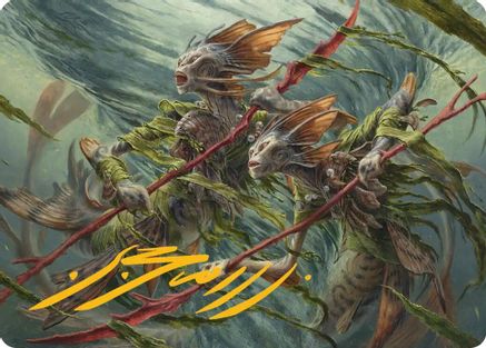 Champions of the Shoal Art Card (Gold-Stamped Signature)  (ASECL-006) - [Art Series: Lorwyn Eclipsed] - Trinity Hobby