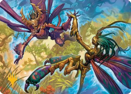 Illusion Spinners Art Card (Gold-Stamped Planeswalker Symbol)  (ASECL-008) - [Art Series: Lorwyn Eclipsed] - Trinity Hobby