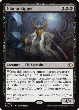 Gloom Ripper  (ECL-102) - [Lorwyn Eclipsed] - Trinity Hobby