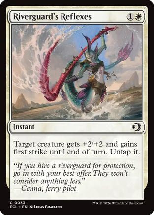 Riverguard's Reflexes  [Foil]  (ECL-033) - [Lorwyn Eclipsed] - Trinity Hobby