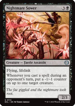 Nightmare Sower  [Foil]  (ECL-114) - [Lorwyn Eclipsed] - Trinity Hobby