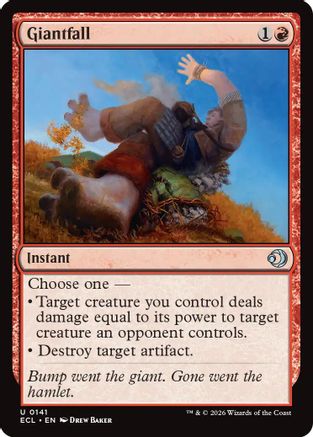 Giantfall  [Foil]  (ECL-141) - [Lorwyn Eclipsed] - Trinity Hobby