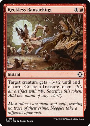 Reckless Ransacking  [Foil]  (ECL-152) - [Lorwyn Eclipsed] - Trinity Hobby