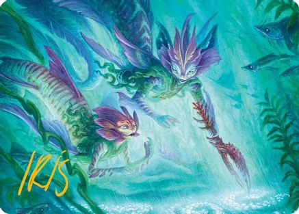 Silvergill Mentor Art Card (Gold-Stamped Signature)  (ASECL-010) - [Art Series: Lorwyn Eclipsed] - Trinity Hobby