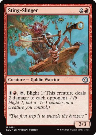 Sting-Slinger  [Foil]  (ECL-161) - [Lorwyn Eclipsed] - Trinity Hobby