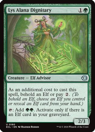 Lys Alana Dignitary  [Foil]  (ECL-180) - [Lorwyn Eclipsed] - Trinity Hobby