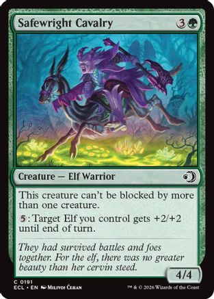 Safewright Cavalry  [Foil]  (ECL-191) - [Lorwyn Eclipsed] - Trinity Hobby