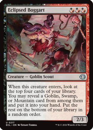 Eclipsed Boggart  (ECL-217) - [Lorwyn Eclipsed]