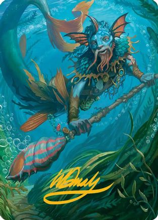 Sygg, Wanderwine Wisdom Art Card (Gold-Stamped Signature)  (ASECL-032) - [Art Series: Lorwyn Eclipsed] - Trinity Hobby