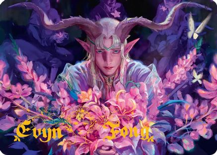 Dawnhand Eulogist Art Card (Gold-Stamped Signature)  (ASECL-014) - [Art Series: Lorwyn Eclipsed] - Trinity Hobby