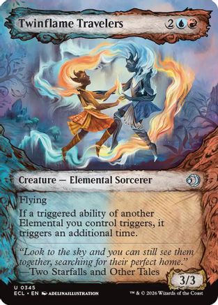 Twinflame Travelers (Showcase)  (ECL-345) - [Lorwyn Eclipsed] - Trinity Hobby