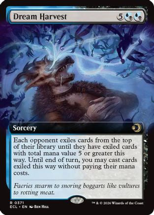 Dream Harvest (Extended Art)  (ECL-371) - [Lorwyn Eclipsed]