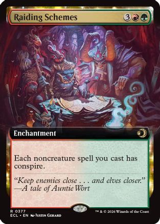 Raiding Schemes (Extended Art)  [Foil]  (ECL-377) - [Lorwyn Eclipsed] - Trinity Hobby