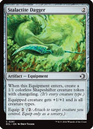 Stalactite Dagger  [Foil]  (ECL-261) - [Lorwyn Eclipsed] - Trinity Hobby