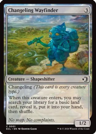Changeling Wayfinder  [Foil]  (ECL-001) - [Lorwyn Eclipsed] - Trinity Hobby