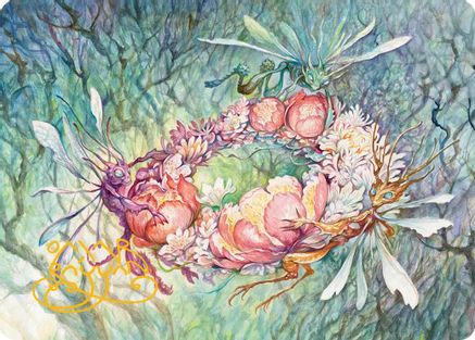 Grave Venerations Art Card (Gold-Stamped Signature)  (ASECL-046) - [Art Series: Lorwyn Eclipsed] - Trinity Hobby