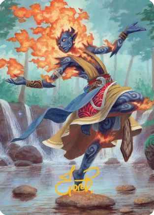 Ashling, Rekindled Art Card (16/54) (Gold-Stamped Signature)  (ASECL-016) - [Art Series: Lorwyn Eclipsed] - Trinity Hobby