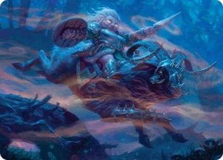 Bristlebane Outrider Art Card  (ASECL-018) - [Art Series: Lorwyn Eclipsed] - Trinity Hobby