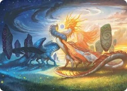 Celestial Reunion Art Card  (ASECL-019) - [Art Series: Lorwyn Eclipsed] - Trinity Hobby