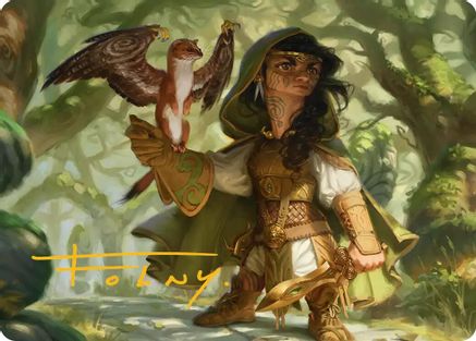 Crossroads Watcher Art Card (Gold-Stamped Signature)  (ASECL-020) - [Art Series: Lorwyn Eclipsed] - Trinity Hobby