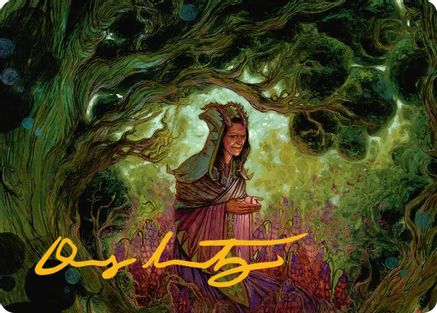 Bloom Tender Art Card (Gold-Stamped Signature)  (ASECL-041) - [Art Series: Lorwyn Eclipsed] - Trinity Hobby