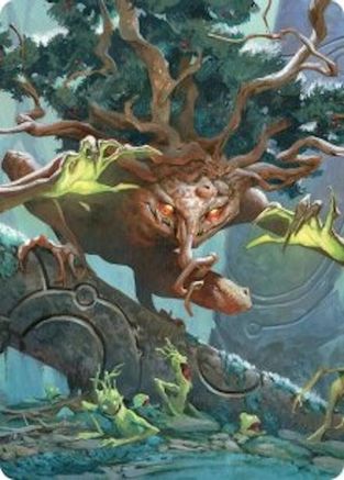 Ferrafor, Young Yew Art Card  (ASECL-047) - [Art Series: Lorwyn Eclipsed] - Trinity Hobby