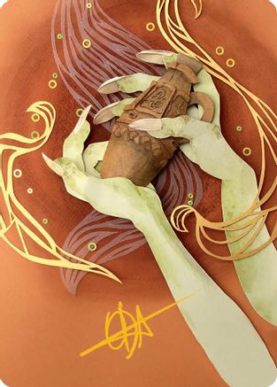 Thousand-Year Elixir Art Card (Gold-Stamped Signature)  (ASECL-054) - [Art Series: Lorwyn Eclipsed] - Trinity Hobby