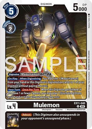 Mulemon (EX11-040) - [Dawn of Liberator] - Trinity Hobby