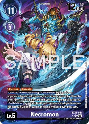 Necromon (Alternate Art) (EX11-051) - [Dawn of Liberator] Foil - Trinity Hobby
