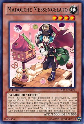 Madolche Messengelato [ABYR-EN027] Rare - Trinity Hobby
