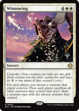Winnowing  [Foil]  (PPECL-043) - [Promo Pack: Lorwyn Eclipsed] - Trinity Hobby