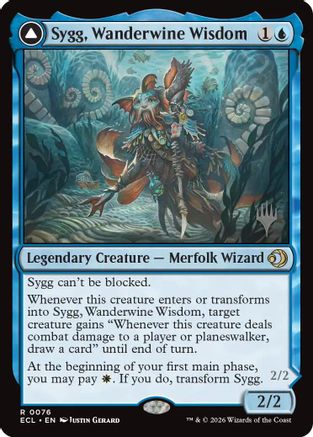 Sygg, Wanderwine Wisdom  (PPECL-076) - [Promo Pack: Lorwyn Eclipsed] - Trinity Hobby