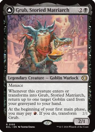 Grub, Storied Matriarch  [Foil]  (PPECL-105) - [Promo Pack: Lorwyn Eclipsed] - Trinity Hobby