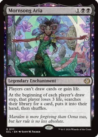 Mornsong Aria  [Foil]  (PPECL-111) - [Promo Pack: Lorwyn Eclipsed] - Trinity Hobby