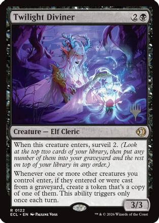 Twilight Diviner  (PPECL-122) - [Promo Pack: Lorwyn Eclipsed] - Trinity Hobby