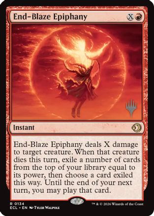 End-Blaze Epiphany  (PPECL-134) - [Promo Pack: Lorwyn Eclipsed] - Trinity Hobby