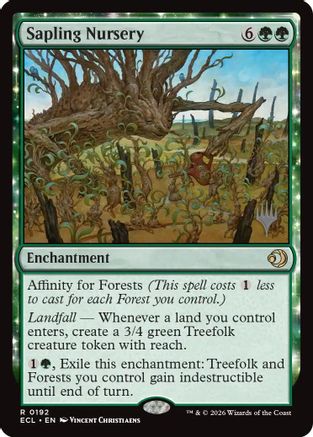 Sapling Nursery  [Foil]  (PPECL-192) - [Promo Pack: Lorwyn Eclipsed] - Trinity Hobby