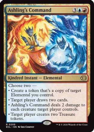 Ashling's Command  [Foil]  (PPECL-205) - [Promo Pack: Lorwyn Eclipsed] - Trinity Hobby