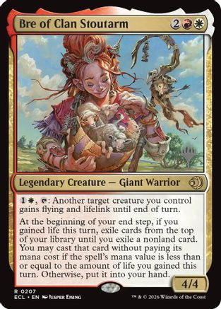 Bre of Clan Stoutarm  [Foil]  (PPECL-207) - [Promo Pack: Lorwyn Eclipsed] - Trinity Hobby
