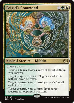 Brigid's Command  (PPECL-208) - [Promo Pack: Lorwyn Eclipsed] - Trinity Hobby