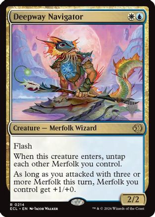 Deepway Navigator  [Foil]  (PPECL-214) - [Promo Pack: Lorwyn Eclipsed] - Trinity Hobby