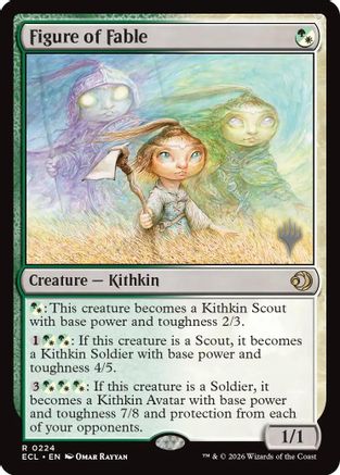 Figure of Fable  [Foil]  (PPECL-224) - [Promo Pack: Lorwyn Eclipsed] - Trinity Hobby
