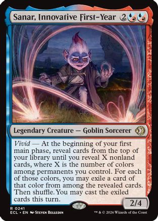 Sanar, Innovative First-Year  [Foil]  (PPECL-241) - [Promo Pack: Lorwyn Eclipsed] - Trinity Hobby