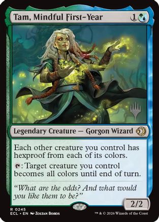 Tam, Mindful First-Year  [Foil]  (PPECL-245) - [Promo Pack: Lorwyn Eclipsed] - Trinity Hobby